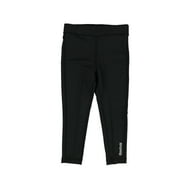 Reebok Girls Core Compression Athletic Pants, Black, Toddler, 2T
